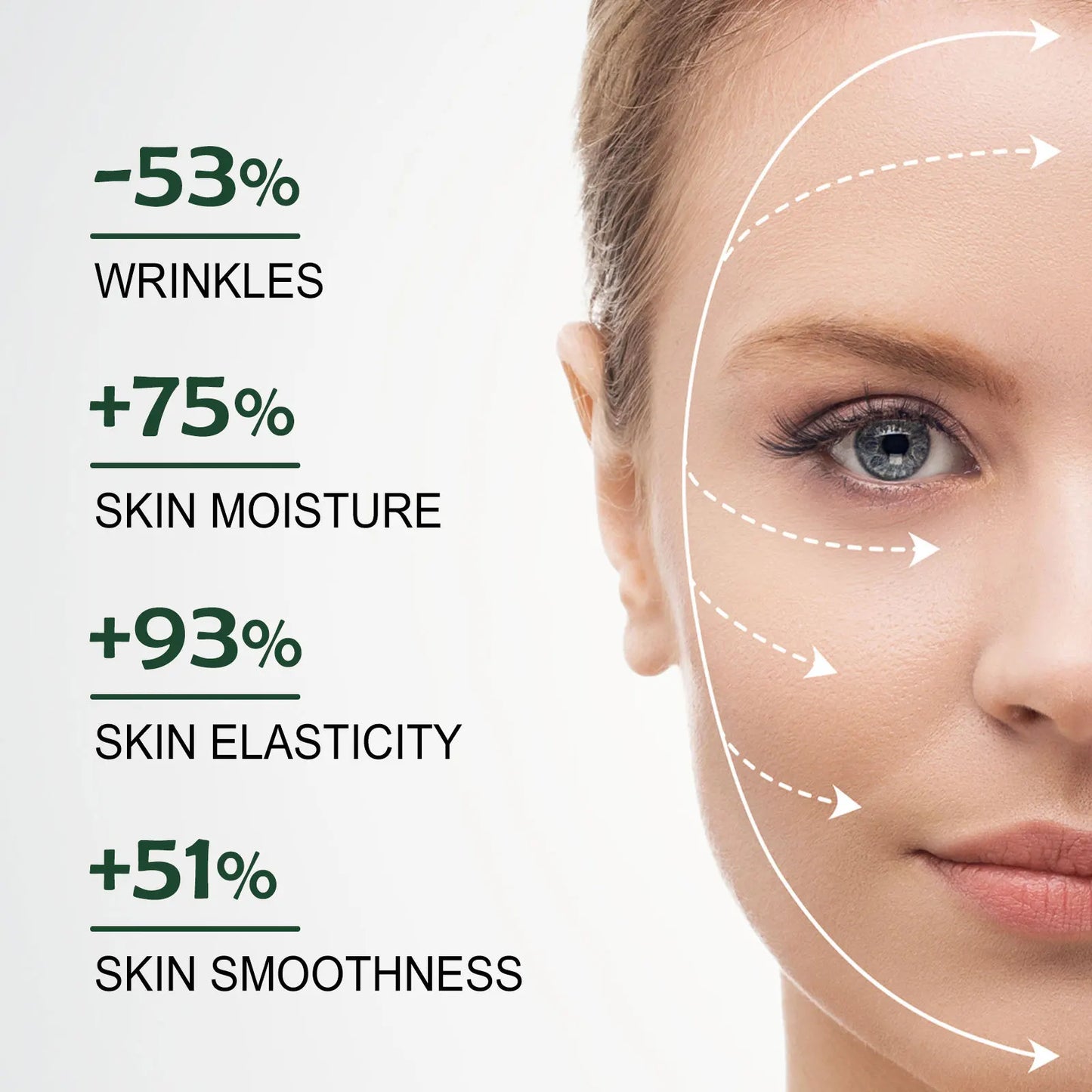 Collagen Face Cream Nourishing Anti Aging Firming Wrinkles Fade Fine Lines Whitening Dull Facial Skin Moisturizing Cream Lifting