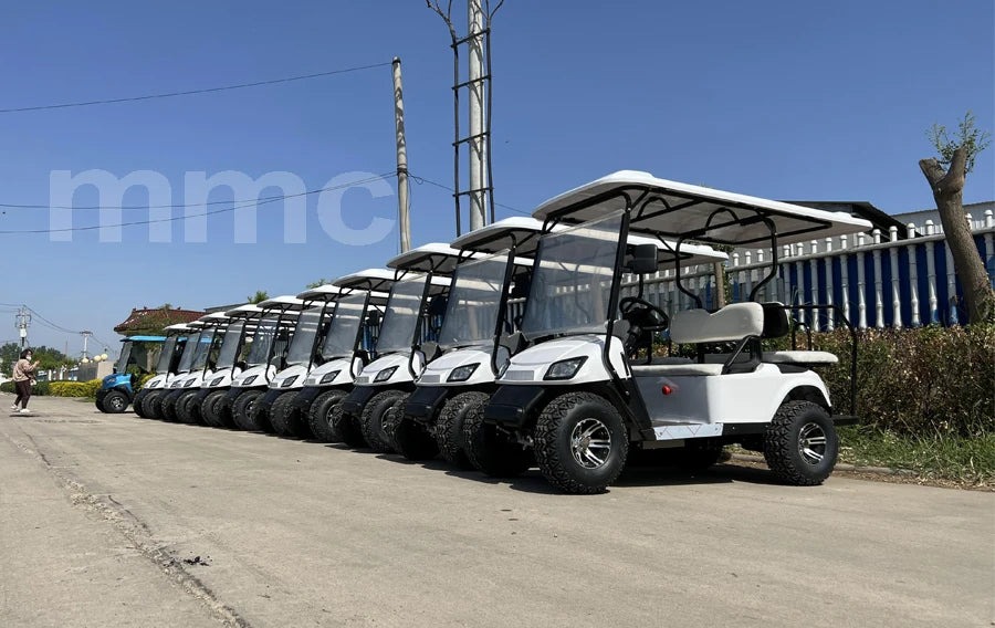 Brand New 4 Wheel Utility Vehicle 2 4 6 Seater 48/60/72V Electric Scooter Club Car Off Road Golf Cart With Rear Cargo Box