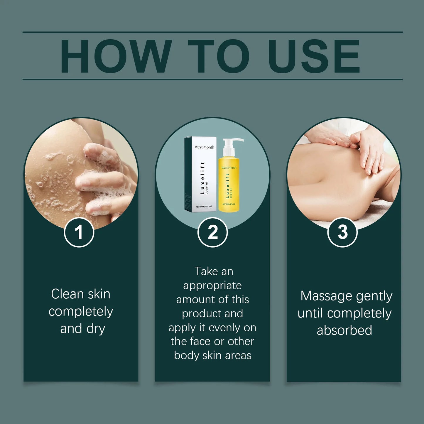 Repairing Body Oil Deeply Moisturizing Lifting Fade Fade Lines Lighten Skin Tone Relieve Dryness Smooth Nourishing Body Care Oil