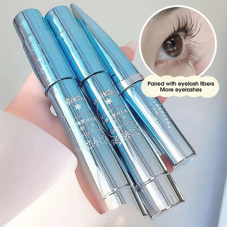 Fiber base mascara case is waterproof, thin and long, not easy to smudging and lengthening Long natural curling