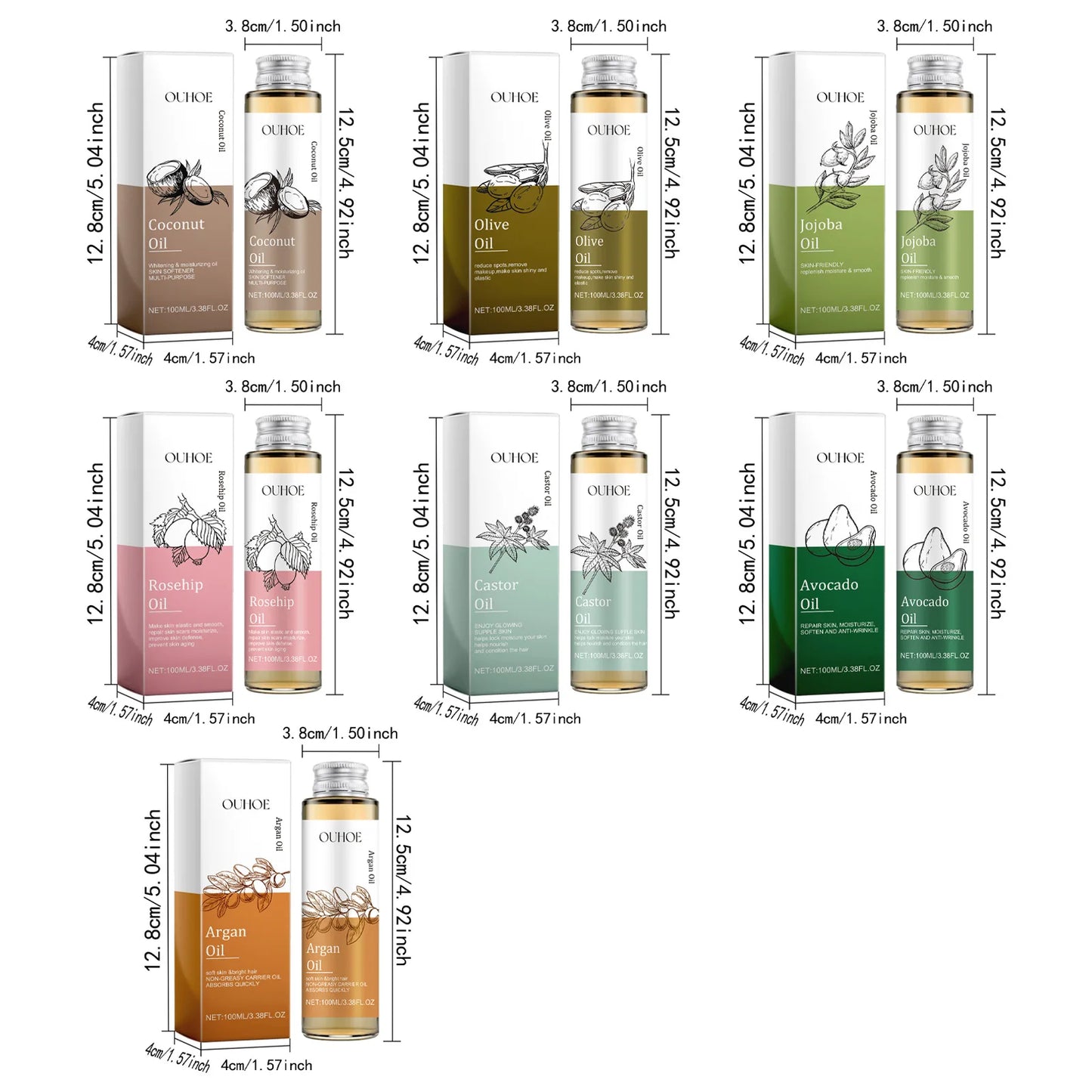 Body Massage Oil Anti Ag-ing Dark Sp-ots Whiten-ing Hydrate Nail Hair Face Repair Relaxing Humidifier Diffuser Skincare Product