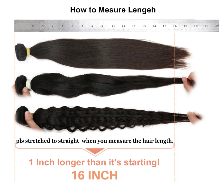 HDWIGS Human Hair Bundles for Women Straight Raw Virgin Human Hair Weave Double Drawn One Donor Hair Weft Natural Color Hair
