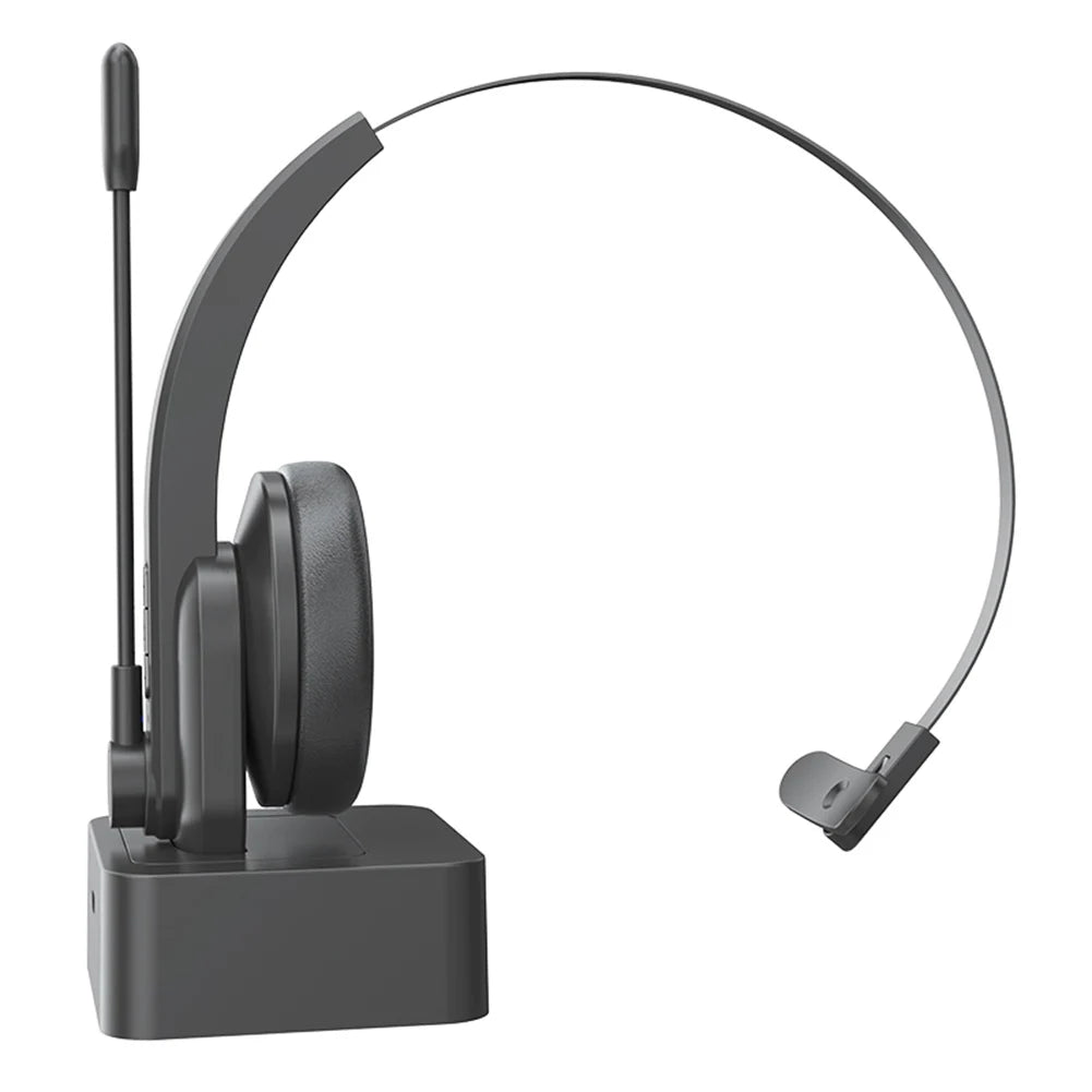 Wireless Telephone Headset for PC Laptop Call Center Office Computer Noise Canceling Customer Service Headphones with Microphone