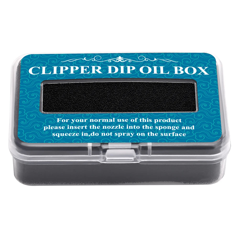 Barbershop Hair Clippers Shavers Lubricating Blade Rust Prevention Protection Repair Electric Push Oil Storage Box Anti-Rust