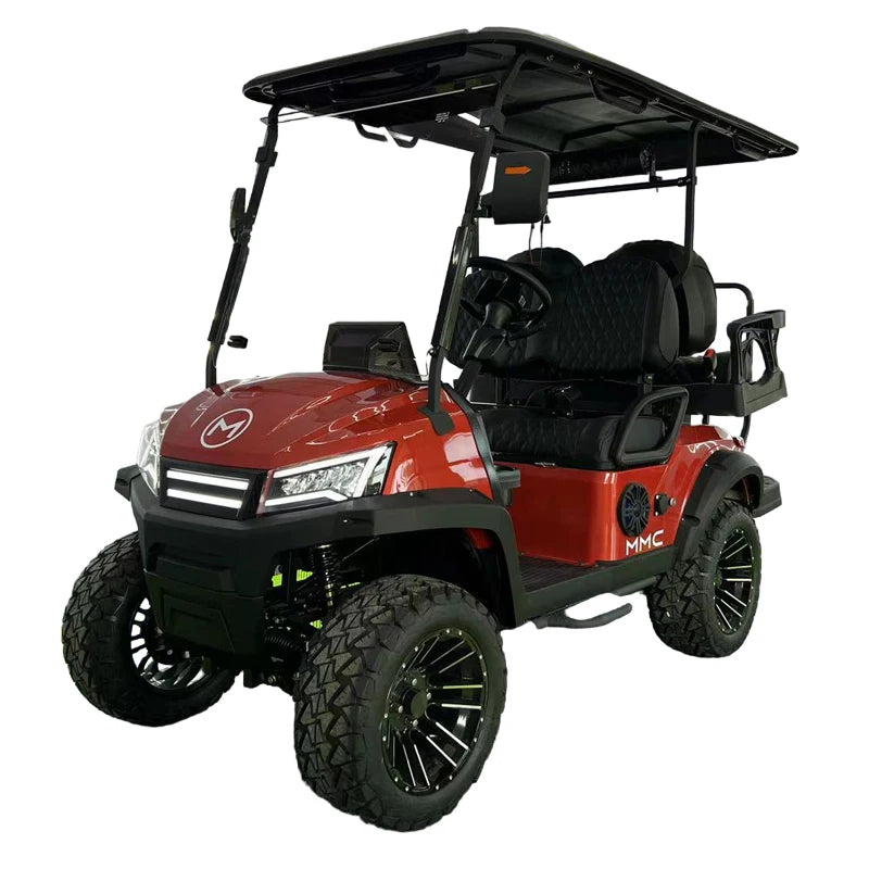 Brand New 4 Wheel Utility Vehicle 2 4 6 Seater 48/60/72V Electric Scooter Club Car Off Road Golf Cart With Rear Cargo Box