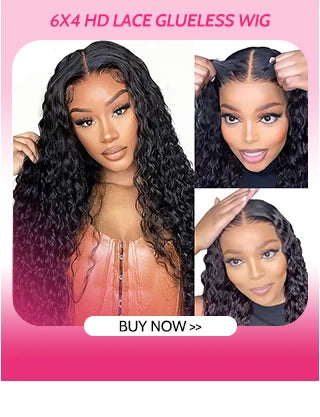 Wear Go Wig ISEE Hair Mongolian Water Wave 6x4 Glueless Preplucked Human Wigs Ready To Go Pre Cut Lace Easy Install HD Lace Wigs