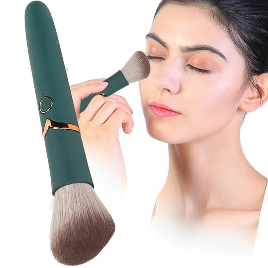 Customizable Electric Cosmetic Brush Foundation Loose Powder Beauty Tools Washable Vibration Rechargeable Makeup Brush Tools ﻿