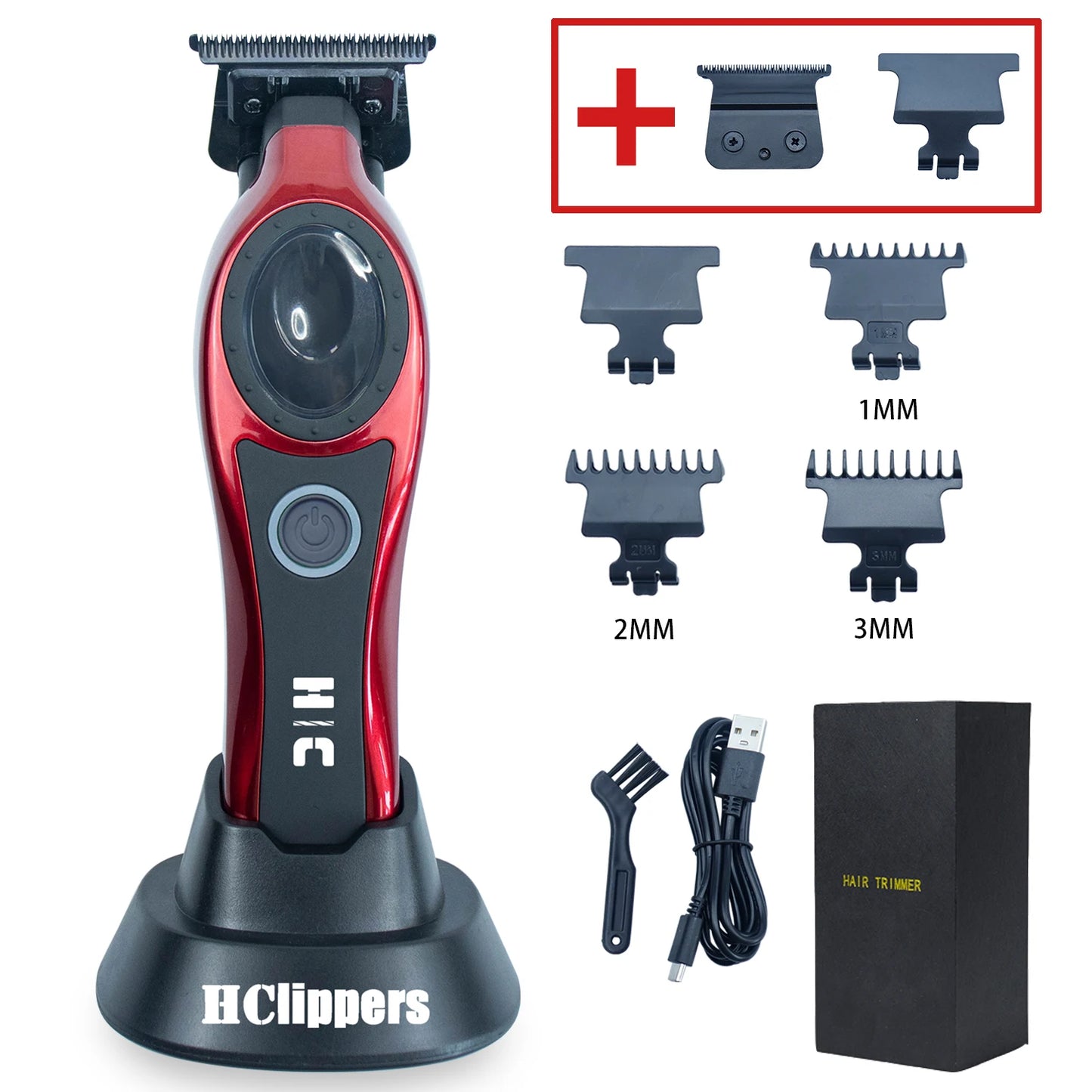HClippers Barber Hair Trimmer Professional Men's Electric Hair Clipper with DLC Coating Blade for Hair Styling Trimmering HC231S