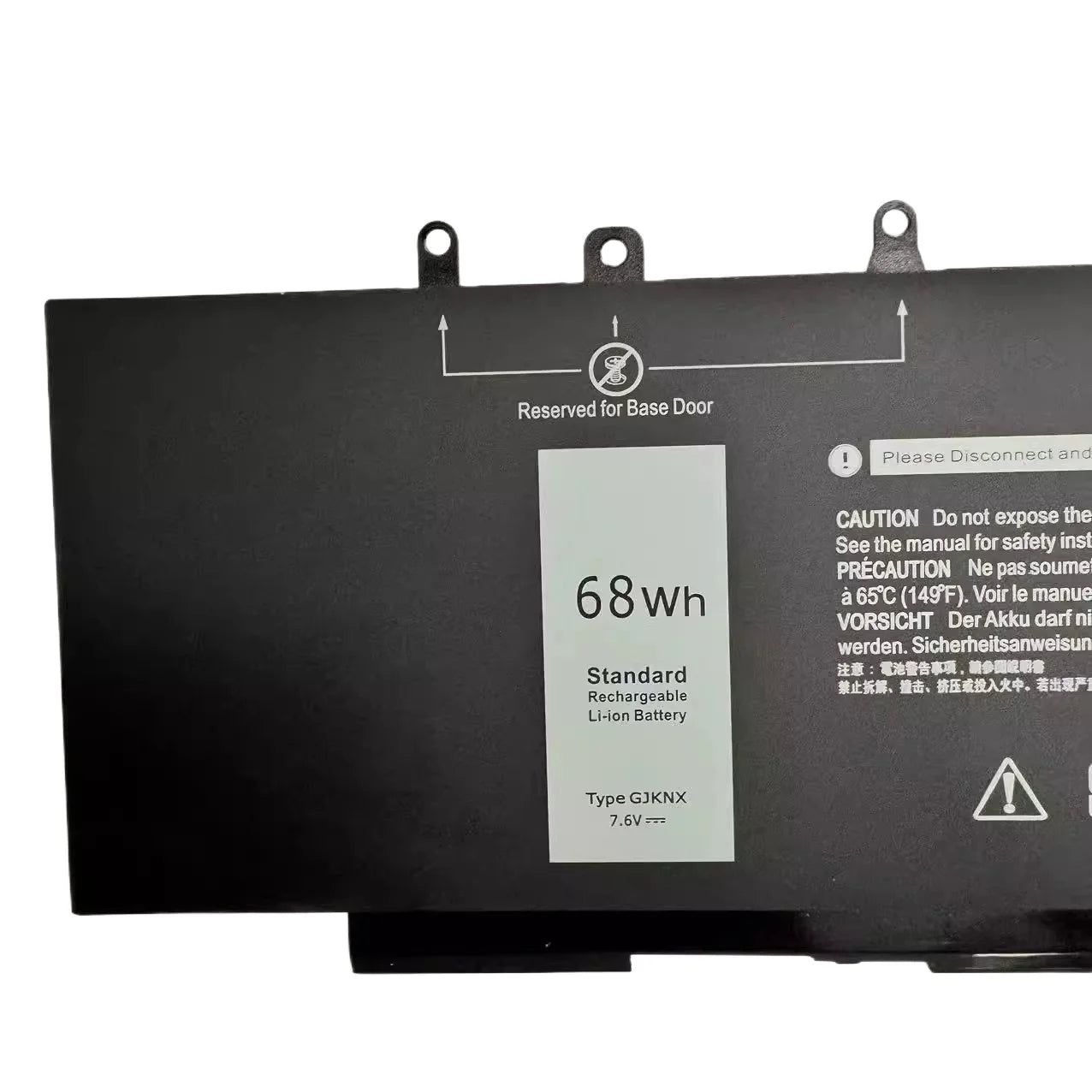 7.6V 68WH GJKNX Laptop Battery For DELL Latitude 5480 5580 5280 5288 5290 5490 5491 5495 5590 5591 E5580 Precision 15 3520 3530