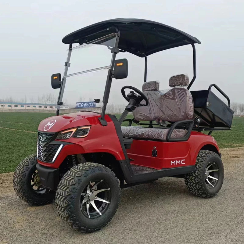 Brand New 4 Wheel Utility Vehicle 2 4 6 Seater 48/60/72V Electric Scooter Club Car Off Road Golf Cart With Rear Cargo Box