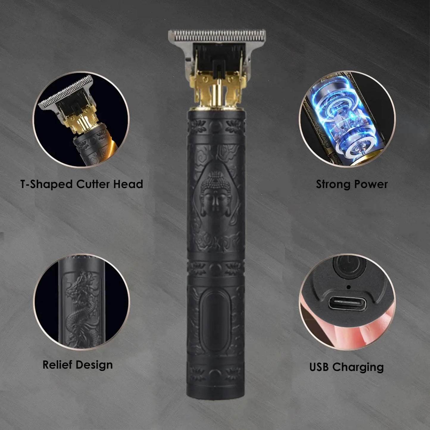Hair Clipper Beard Shaving Body Hair Trimmer Clippers Electric Hair Cutting Machine Professional Barber Men Trimmer Shaver