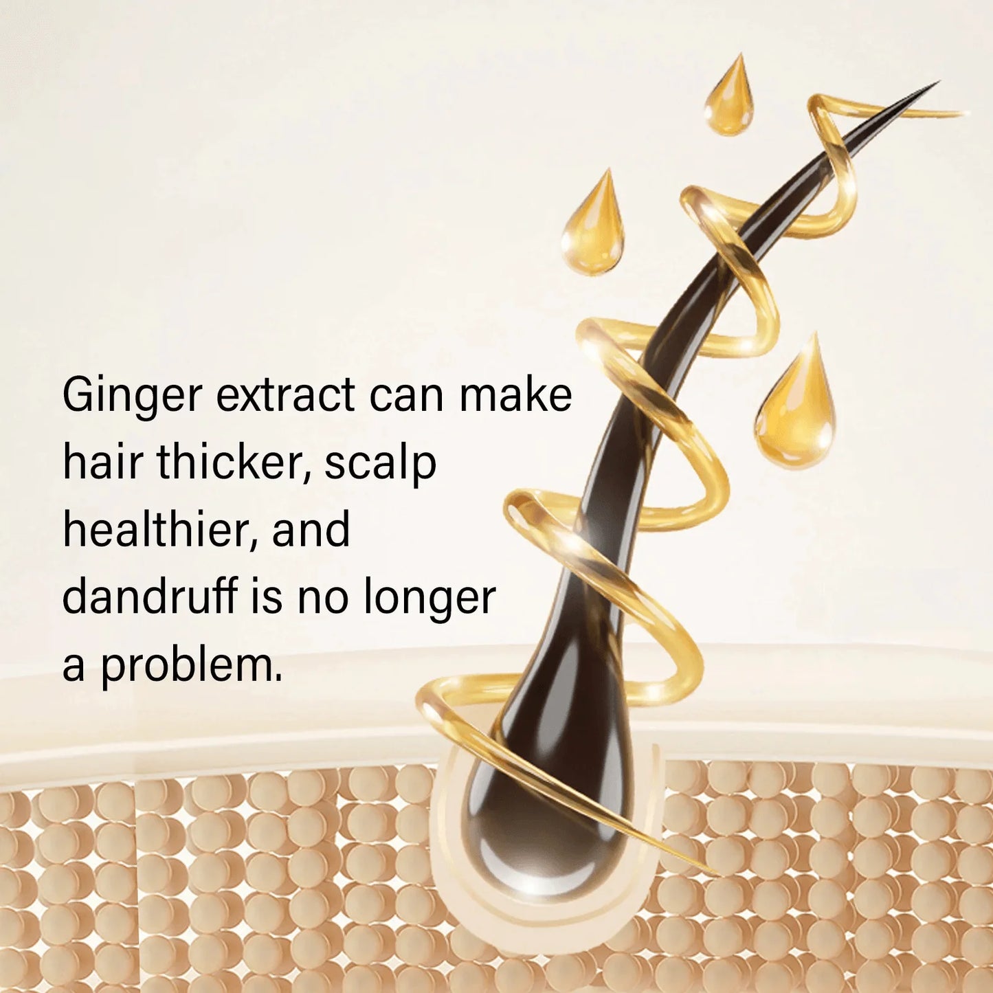 Hair Growth Shampoo Deep Cleaning Prevent Hair Loss Scalp Treatment Anti Thinning Improve Frizz Refreshing Oil Control Hair Care