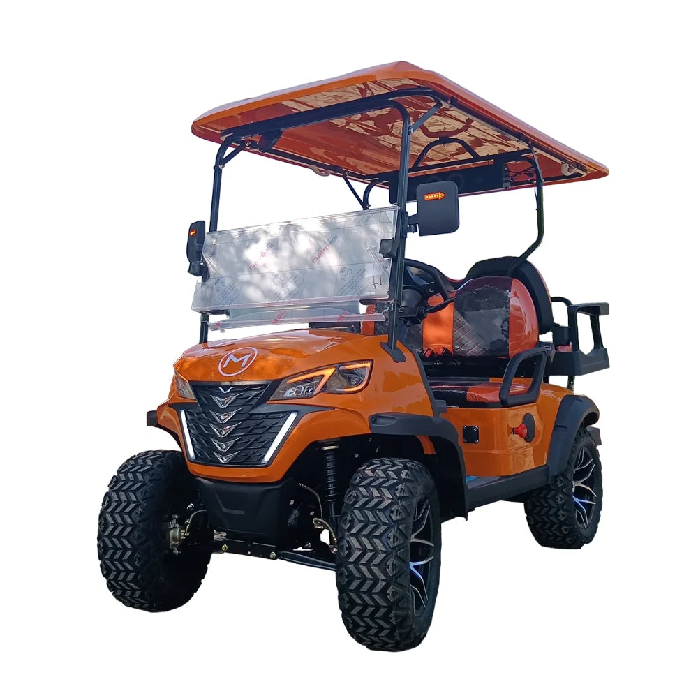 Brand New 4 Wheel Utility Vehicle 2 4 6 Seater 48/60/72V Electric Scooter Club Car Off Road Golf Cart With Rear Cargo Box