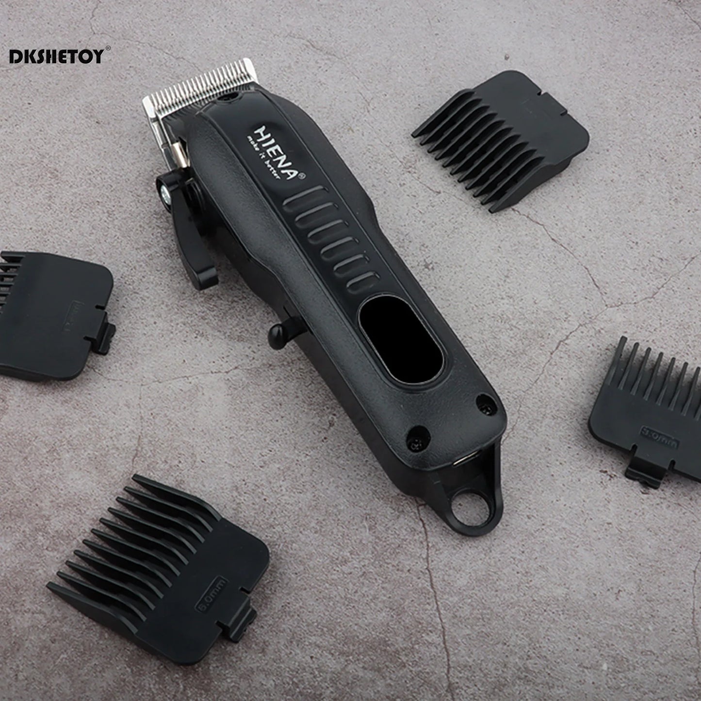 Professional Barber Clippers Digital Display Sharp Blade HYN-222 Electric Clipper for Haircut Beard Shaver Barbershop
