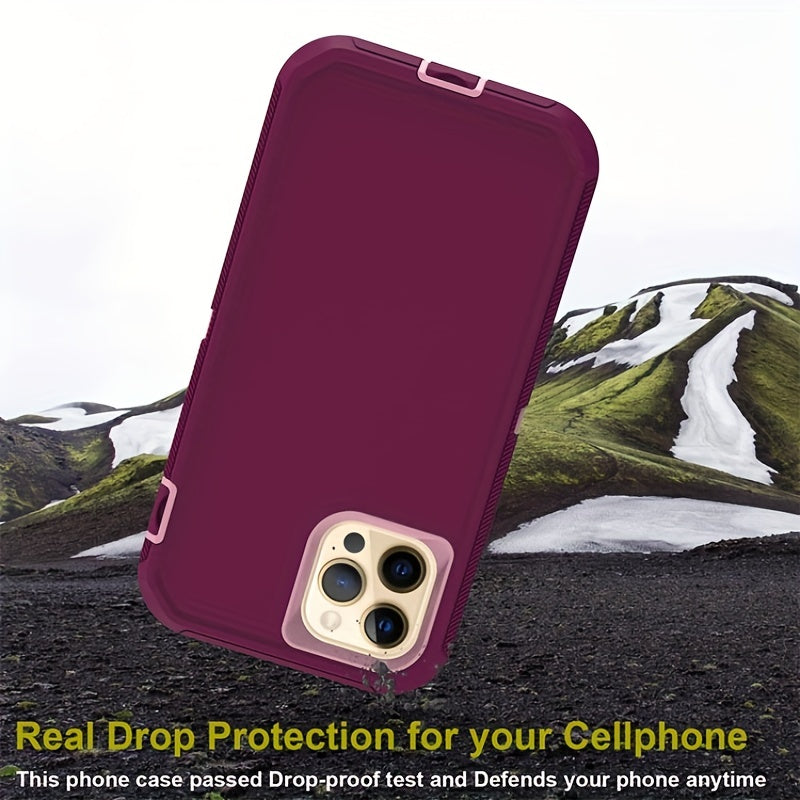 For IPhone 13 Promax Case, Heavy Duty Drop Protection, Full Body Rugged Shockproof Dust Proof 3- Layer Tough Protective Phone Cover For Apple IPhone 13 Pro Max Gift For Birthday/Easter/President's Day/Boy/Girlfriends