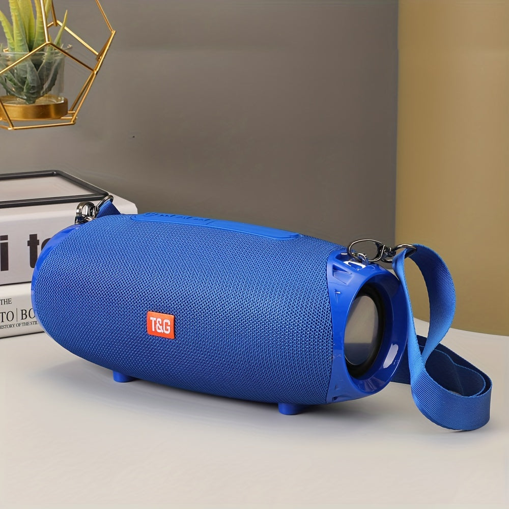 TG534 Portable Wireless Stereo Outdoor Speaker With Dual Speakers, Waterproof For Life, TWS Stereo Subwoofer Hands-Free Call/FM/TF Card/U Disk, For Mobile Phone/Tablet/TV, Music Speaker Plug-in Card U Disk Gift For Friends