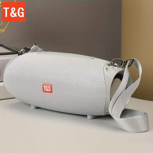TG534 Portable Wireless Stereo Outdoor Speaker With Dual Speakers, Waterproof For Life, TWS Stereo Subwoofer Hands-Free Call/FM/TF Card/U Disk, For Mobile Phone/Tablet/TV, Music Speaker Plug-in Card U Disk Gift For Friends