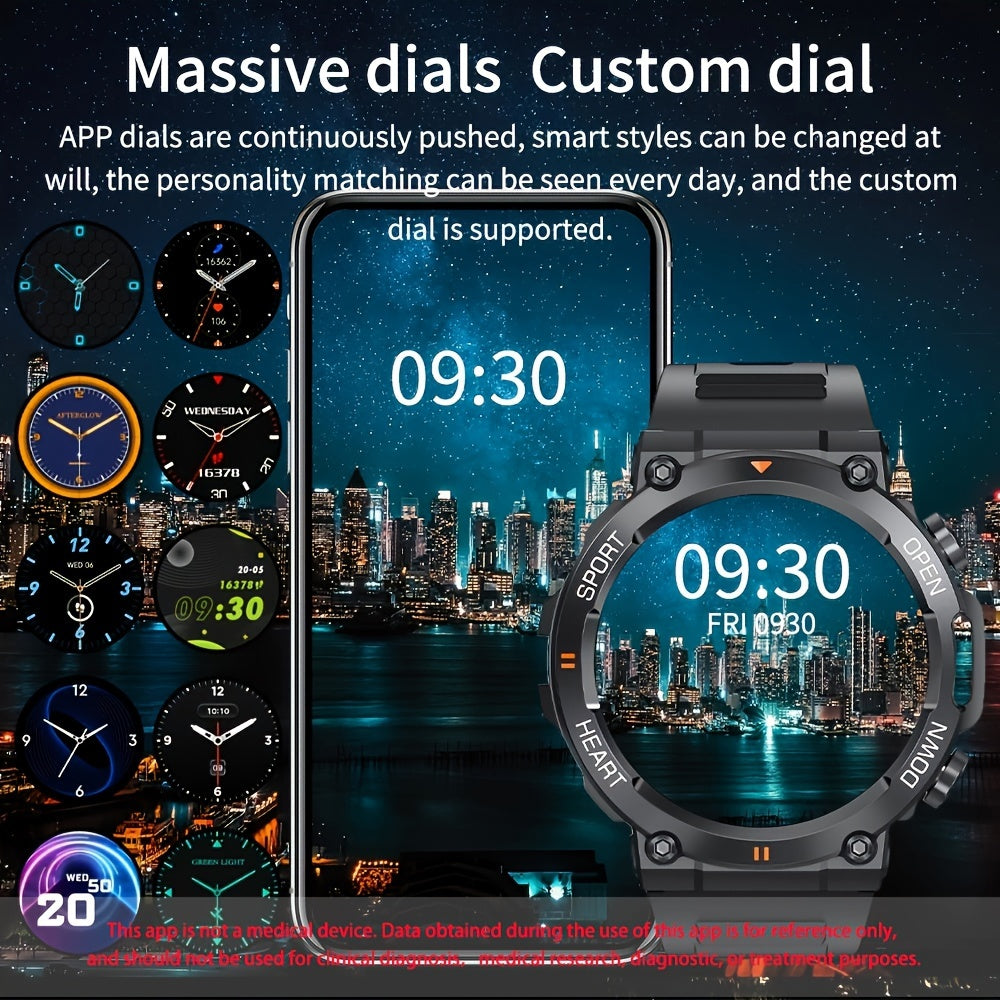 1.39-inch Large Screen SENBONO Sport Smart Watch for Men and Women, Wireless Call, 400mAh Battery Long Standby, Pedometer, Calorie Tracker, Compatible with Android and iPhone Phones