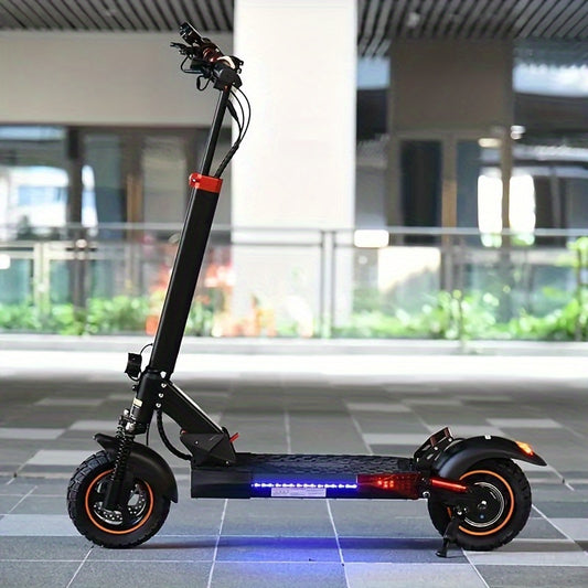 Enduro 750W Electric Scooter - Electric Scooters with 48V10A Battery, 10-inch Off-road Tires, Foldable, Portable, and 25° Climbing Ability for Adults