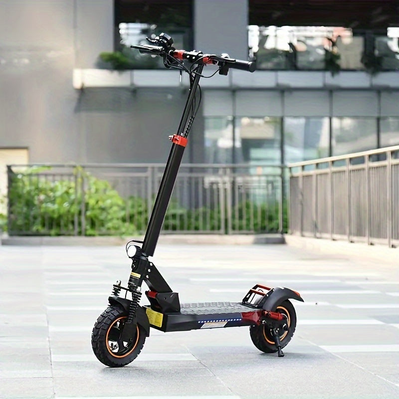 Enduro 750W Electric Scooter - Electric Scooters with 48V10A Battery, 10-inch Off-road Tires, Foldable, Portable, and 25° Climbing Ability for Adults