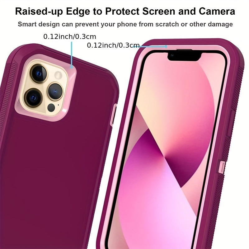For IPhone 13 Promax Case, Heavy Duty Drop Protection, Full Body Rugged Shockproof Dust Proof 3- Layer Tough Protective Phone Cover For Apple IPhone 13 Pro Max Gift For Birthday/Easter/President's Day/Boy/Girlfriends