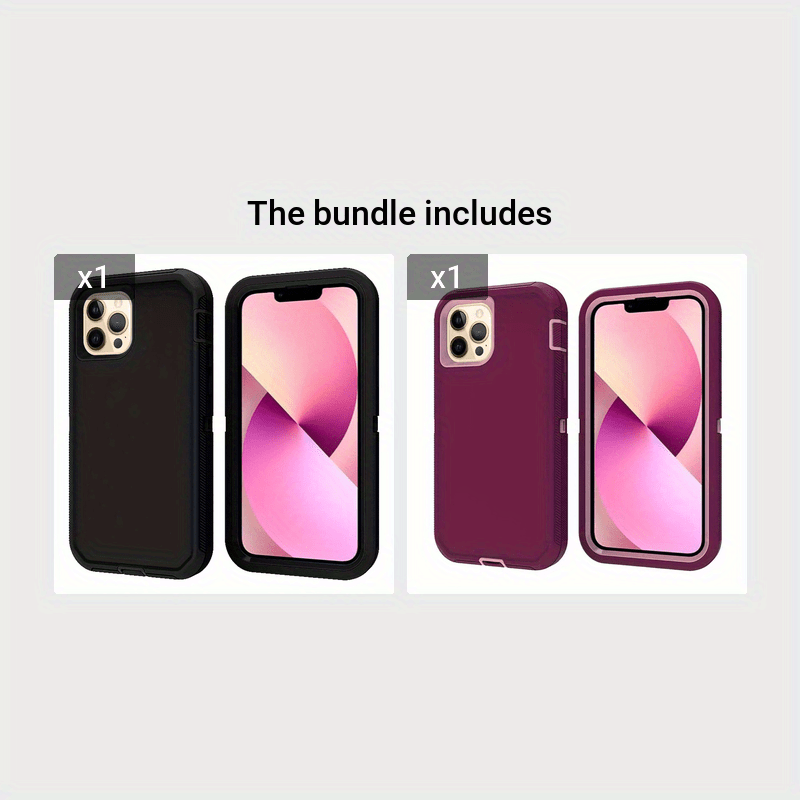 For IPhone 13 Promax Case, Heavy Duty Drop Protection, Full Body Rugged Shockproof Dust Proof 3- Layer Tough Protective Phone Cover For Apple IPhone 13 Pro Max Gift For Birthday/Easter/President's Day/Boy/Girlfriends