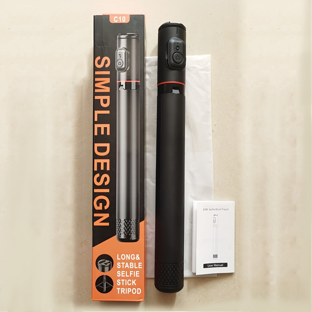 HKXYK 72" Selfie Stick, Aluminum Alloy Telescopic Stick, All-in-one Selfie Stick, Sturdy Tripod, Portable, Lightweight, Expandable, Compatible For IOS, And Various Android Phones, Is A Good Helper Video Recording, Vlogging, l